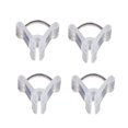 thumbnail image 1 of 100pcs Garden Tomato Grafting Clips Plastic Flower Plants Support Clips, 1 of 7