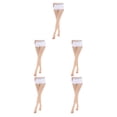 thumbnail image 3 of maskred Soft And Comfortable Tights High Stocking Stretchy Warm Fashionable Easy To Wear Nylon Compression Stockings Open Toe-Skin Color XL 5Set, 3 of 6
