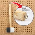 thumbnail image 4 of WorkPro 16Oz Rubber Mallet Hammer, 4 of 7
