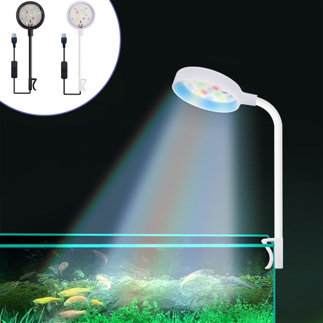 Vaidha LED Aquarium Light Colorful Fish Tank Highlight Submersible Spotlights LED Beads Water Proof Light Spotlights For Fish Tank Aquarium Fishbowl