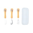thumbnail image 1 of Tableware Kids Utensils Set for Toddlers with Silicone Handle Safe Spoons and Forks Food Grade Silicone by Tableware 2, 1 of 5