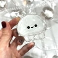 thumbnail image 1 of Jouet Squishy Jellyfish à Remontée Lente, Fidget de Décompression Transparent et Extensible pour Soulager le Stress, 1 of 9