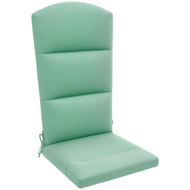Outsunny Coussin de Chaise Adirondack d'Extérieur avec Attaches au Dossier, Vert