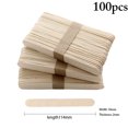 thumbnail image 1 of Coofit 100PCS Kids Ice Cream Stick DIY Safe Creative Wooden Popsicle Stick Ice Pop Stick, 1 of 10