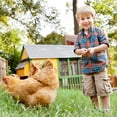 thumbnail image 3 of BestPet Large Chicken Coop Run Enclosure, 87" x 41" Outdoor Metal Pet Playpen with Waterproof Cover for Backyard Farm Use, Metal, Black, 3 of 7