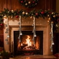 thumbnail image 3 of Fridja Christmas Decorations Christmas Rope Trumpet Shabby Style Metal Hanging Cow Decoration, 3 of 5
