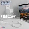 thumbnail image 2 of OXAA 65W USB C GaN Fast Charging Bundle-Includes Premium USB-C Cable, Compact Type-C Adapter, Compatible with iOS & Android Devices, Laptops & Tablets, 2 of 7