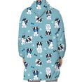 thumbnail image 2 of Fortune Matching Family Wearable Blanket Oversized Hoodies Pullover Christmas Pajama, 2 of 9