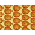 thumbnail image 1 of Ahgly Company Tapis d'Intérieur Rectangulaire Transitionnel Orange Rouge Orange Lavable à la Machine, 2 Pieds x 4 Pieds, 1 of 7