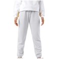 thumbnail image 3 of CHUANK Kids Boys Girls Sweatpants Workout Pants High Waisted Drawstring Trackpants Cinch Bottom Trousers, 3 of 5