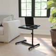 thumbnail image 2 of Scranton & Co Chariot Mobile Réglable pour Ordinateur Portable, Noir, 2 of 4