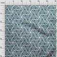 thumbnail image 3 of oneOone Silk Tabby Turquoise Blue Fabric Geometric Sewing Craft Projects Fabric Prints By Yard 42 Inch Wide, 3 of 4