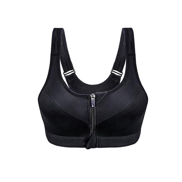 Julyccc Soutien-Gorge de Sport à Fort Impact pour Femmes avec Fermeture Éclair avant et Rembourrage