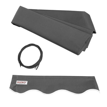 ALEKO Gray Fabric Replacement for Retractable 10x8 feet Awning