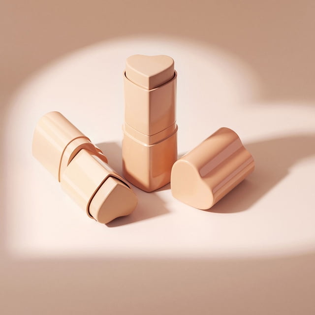 EGNMCR Blush Heart-shaped Powder Blusher Available In 6 Colors 3.5g/tube blusher blusher