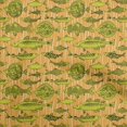 thumbnail image 1 of oneOone Cotton Poplin Rust Brown Fabric Ocean Fish Sewing Craft Projects Fabric Prints By Yard 42 Inch Wide, 1 of 4