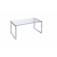 thumbnail image 1 of Plata Import, Glass Top Table, Metal Chrome. Table Ideal For Living Rooms, 1 of 3
