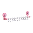 thumbnail image 1 of YIMWNYI Suction Cup Hook Rack, Towel Storage Rack, Punch-Free Bathroom Organizer, Kitchen Pole with Hooks, Waterproof and Heavy Duty Towel Holder, Space-Saving Bathroom Accessory, 1 of 6