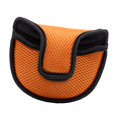 thumbnail image 4 of Portable Golf Putter Mallet Cover Headcover Protect Clubs for Men Women Gift Orange, 4 of 8