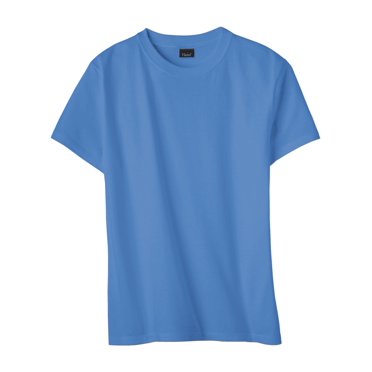 Hanes SL04 Womens Nano-T T-Shirt Size Large, Carolina Blue