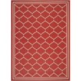 thumbnail image 1 of Safavieh Courtyard Tapis Rouge Intérieur Extérieur - 6 Pieds7 Pouces x 9 Pieds6 Pouces, 1 of 5