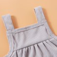 thumbnail image 3 of Patpat Baby Pretty Candy Color Solid Pocket Strappy Romper, 3 of 9