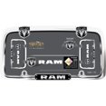 thumbnail image 3 of Cruiser Accessories – Cadre de plaque d’immatriculation Ram, chrome/noir, 3 of 3
