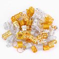 thumbnail image 4 of 90pcs Cheveux Clips Anneaux Tresses Dreadlock Cheveux Clips Extension Anneau Montre des Expositions de Photos Mariages, 4 of 8