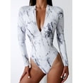 thumbnail image 1 of Charmo Maillot Dermoprotecteur une Pièce pour Femme à Fermeture Éclair devant, Chandail de Surf, Protection Solaire, 1 of 6