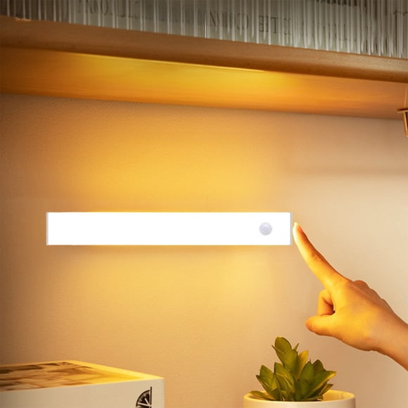 Meitianfacai Motion Sensor Under Counter Lights Rechargeable, LED Wireless Cabinet Lighting Magnetic Self-Adhesive, Ultra Thin Closet Light for Kitchen, Cupboard, Drawer, Hallway