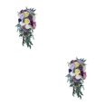 thumbnail image 3 of Maytalsory Wide Application Artificial Flower Realistic Appearance Low Maintenance Vintage purple 2Set, 3 of 6