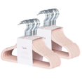 thumbnail image 2 of 3 Sprouts Baby Velvet, Non-Slip Clothes Hangers - Pack of 30 - Pink, 2 of 4