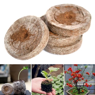 Peat Soil Seed Starter Plugs,Seed Starter Soil Plugs Nursery Blocks Peat Soil Pellets Eco-Friendly Materials