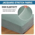 thumbnail image 4 of Super Stretch Individual Seat Cushion Covers Sofa Covers Couch Cushion Covers Slipcover Sets Thick Jacquard Textured Twill Fabric (1 Piece Chair Cushion Cover）, 4 of 8
