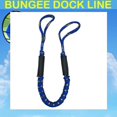 thumbnail image 4 of Elastic Boat Bungee Dock Line Docking Rope Bungee Dock Lines Boat Dock Line Stretches to 5.5ft Blue Yellow Dots, 4 of 9