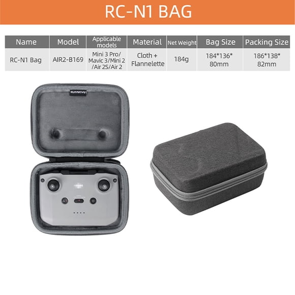Maoww Sac de Rangement Rembourré Anti-Chute avec Fermeture Éclair Sac à Main de Remplacement pour 3 Pro Type 3