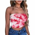 thumbnail image 2 of Tube Tops, Womens Printed Strapless Yoga Exercise Chest Wrap Pullover, 2 of 4