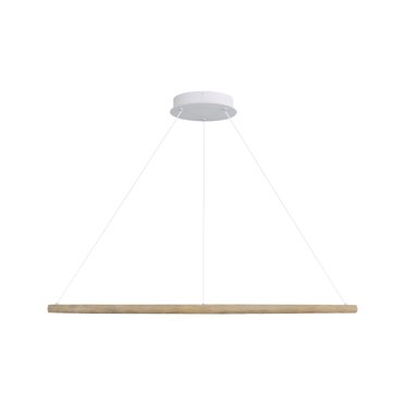 Veritas Lustre à Anneau LED 71 Pouces en Noyer