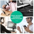thumbnail image 3 of 3.5mm Headset Adapter Y-Splitter Jack Cable w/ Separate and Mic Headphone Audio C0K3, 3 of 6