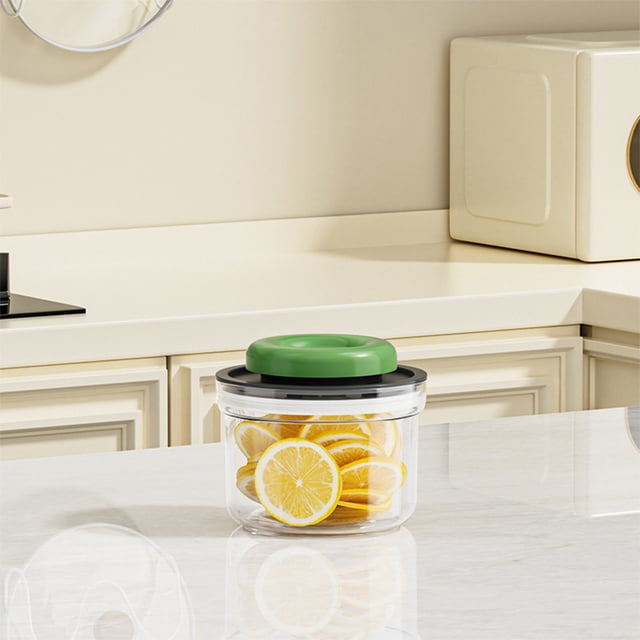 Horivan 2 Counts Airtight Food Storage Containers BPA-Free Plastic Kitchen Canisters for Pantry Organize Stackable Dry Food Containers for Cereal Pasta Flour Snacks Space-Saving Storage Jars