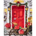 thumbnail image 1 of Safdie & Co. Throw Christmas Printed Flannel Christmas Eve, 1 of 3
