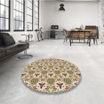 thumbnail image 4 of Ahgly Company Machine Washable Indoor Rectangle Transitional Khaki Gold Area Rugs, 5' x 8', 4 of 7