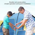 thumbnail image 2 of Xingzhi Beach Ventilated Tent Detachable Double Pole Ventilated Tent UV Protection 3-sided Ventilated Spacious Tent with Removable Bottom Pad for Beach Camping, 2 of 9