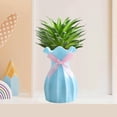 thumbnail image 1 of Birdeem Small Vases for Flowers,Box of Candy,Plastic Bottle Small Fresh Wedding Wedding Candy Box Personalized Companion European Lace Plastic Vase,Small Plastic Box, 1 of 7