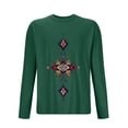 thumbnail image 2 of Styesk Chemises pour Hommes Hommes Sports Mise en Forme Maison Noël Pyjama Imprimé T-shirt Manches Longues Col Rond, 2 of 3
