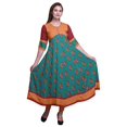 thumbnail image 1 of Bimba Kurti Longue Imprimée pour Femmes Robe Anarkali Indienne Haut Tunique Décontracté, 1 of 5