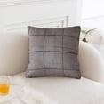 thumbnail image 4 of Brushed Pillowcase Line Back Cushion Pillow Case For Sofa Bedroom, 4 of 6