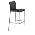 thumbnail image 1 of Modern Black Stool With Metal Frame, Counter 26"H. Stool Ideal for Kitchen Island Counter., 1 of 2