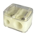 thumbnail image 1 of Boovnll Pencil Sharpener, Double-Hole Pencil Sharpener Office Stationery Student Pencil Sharpener Pencil Sharpener Manual Pencil Sharpener Plastic Roll, Sharpener, Colored Pencil Sharpener, 1 of 2