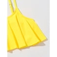 thumbnail image 4 of Girls Swimsuits 2 Piece Beach Tankini Swimsuits Striped Ruffle Beach Bathing Suit 4-5 Years, 4 of 6